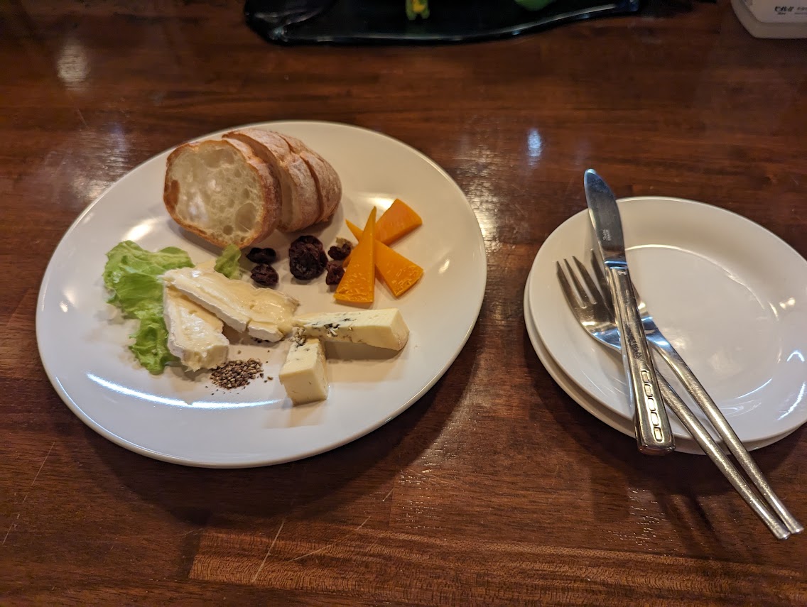 チーズの盛り合わせ